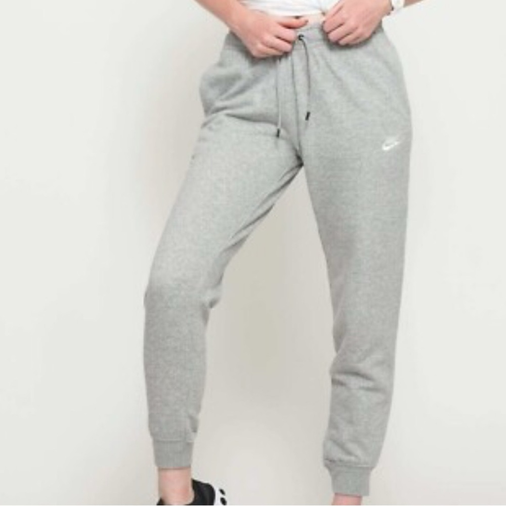 Nike Gray Sweatpants with Elastic Waistband